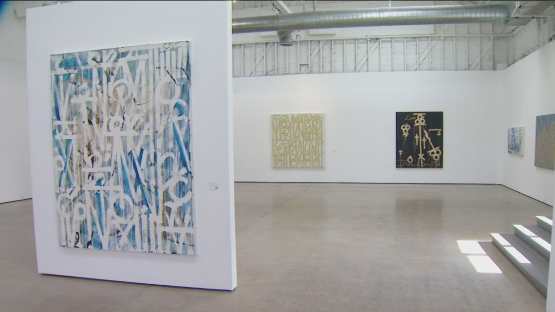 RETNA unveils mural at Madison Gallery, Solana Beach