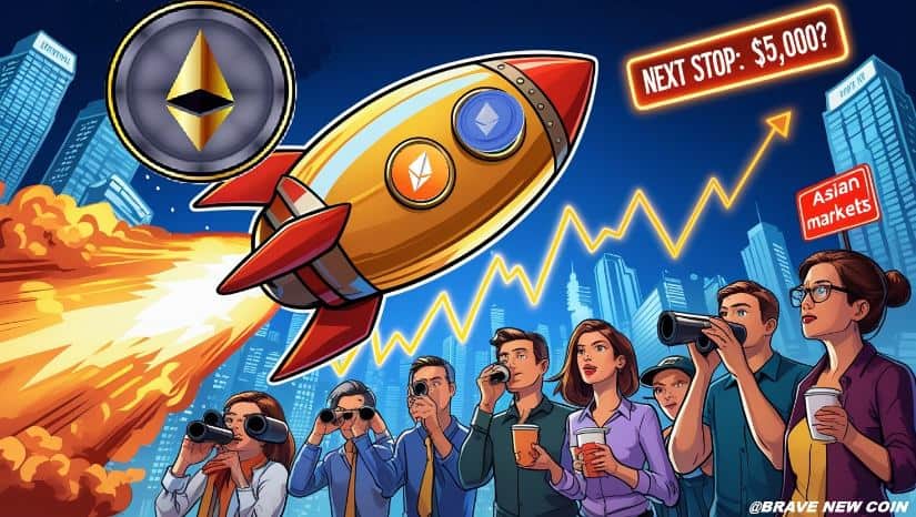 Ethereum (ETH) Price Today: Ethereum Nears $4,400 as Bullish Chart Patterns Signal New Record Highs Ahead