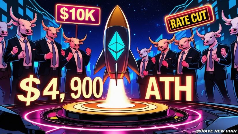 Ethereum (ETH) Price Prediction: Ethereum Nears $4,900 as $12.7B ETF Inflows and Fed Policy Fuel $10K Rally Hopes