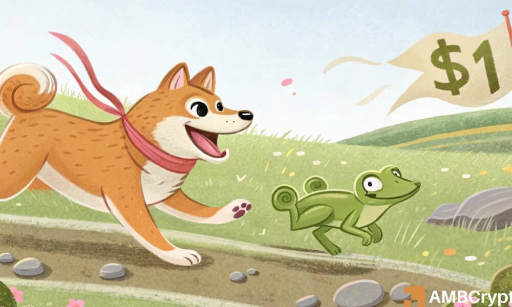 DOGE vs. PENGU – Which memecoin will hit $1 first?