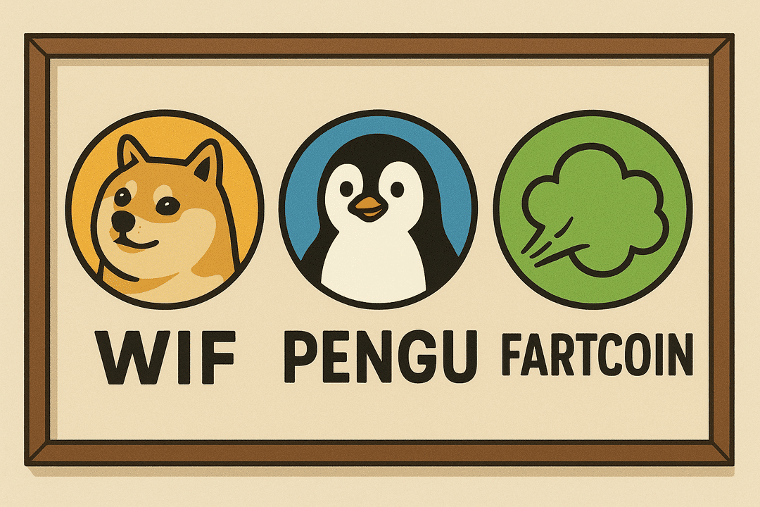 WIF, PENGU, Fartcoin Drop Over 10% in a Week