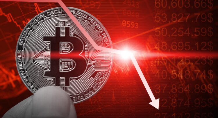 COIN, MSTR, CRCL: Crypto Stocks Fall Alongside Bitcoin and Ethereum