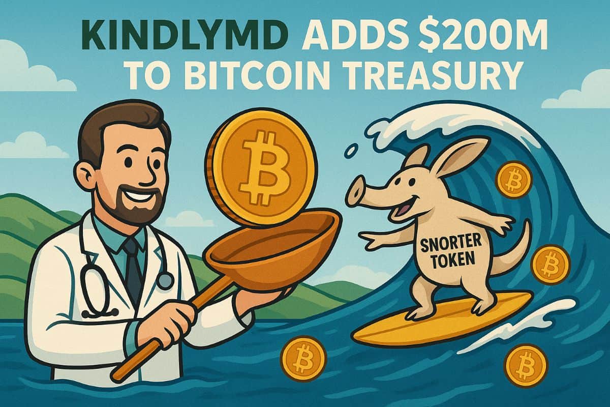KindlyMD Raises $200M Bitcoin, Boosts Snorter Token Presale