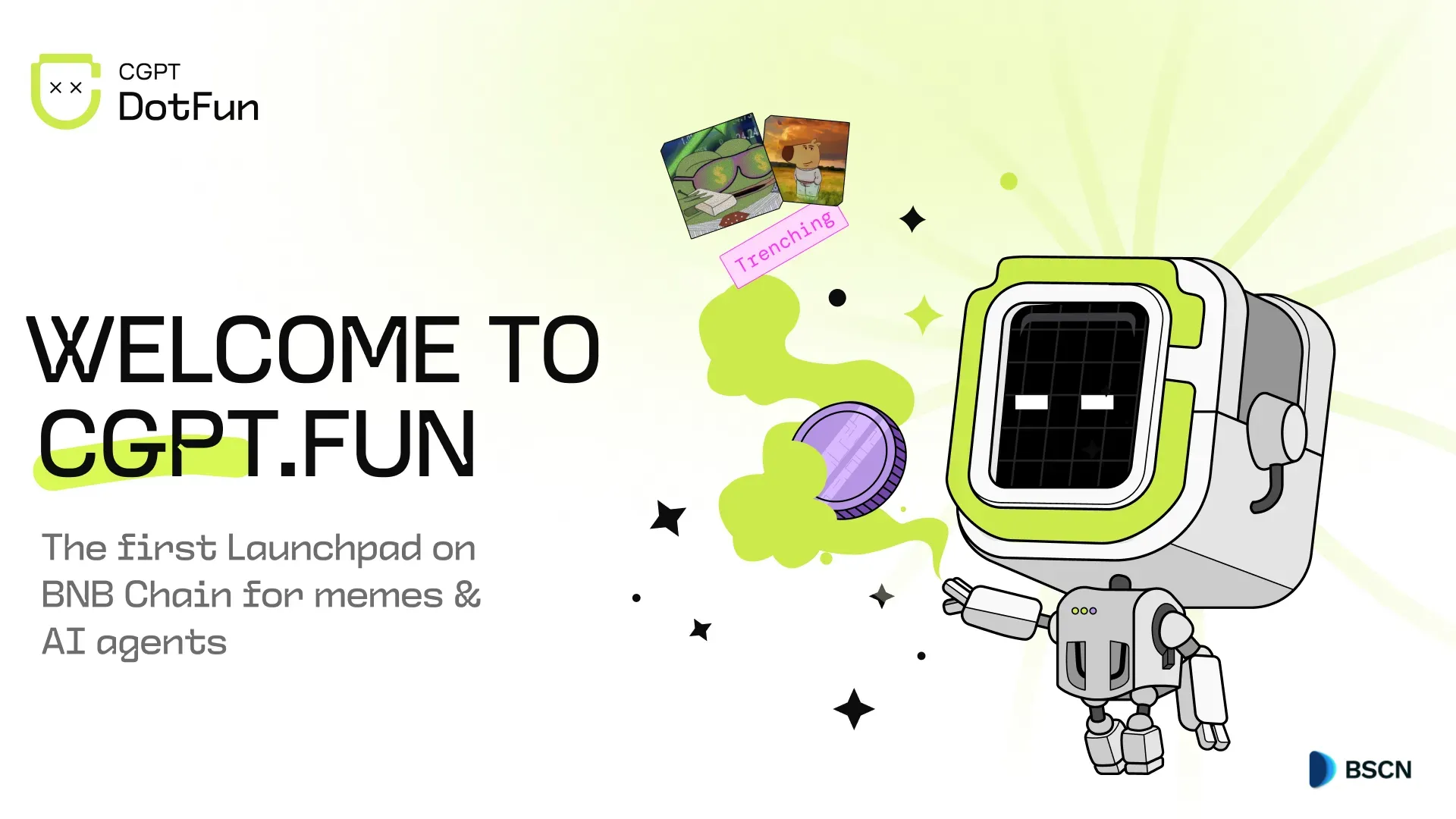 ChainGPT Launches Memecoin and AI Agent Platform CGPT.Fun