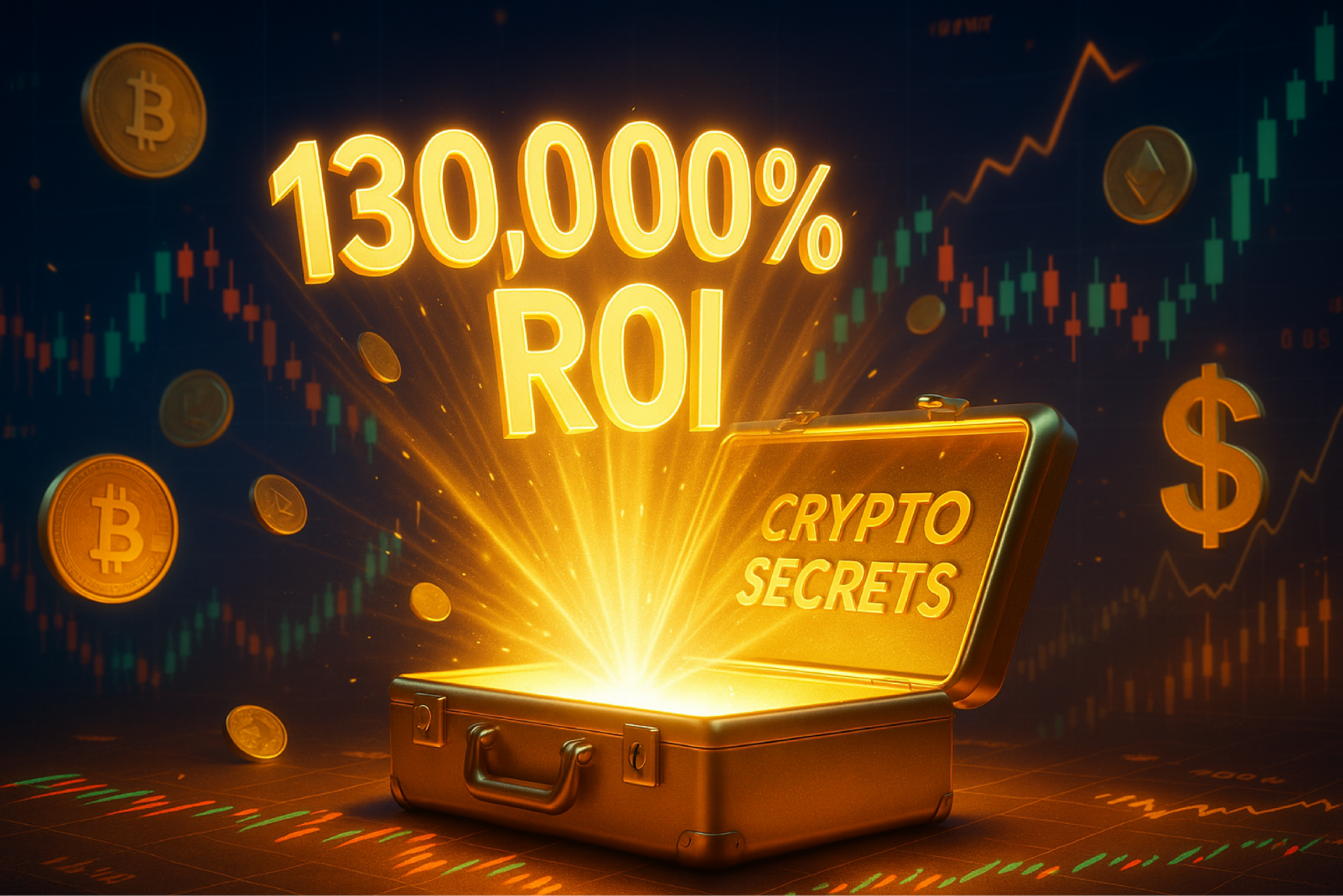 130,000% Crypto Gains—The Exact Strategy That Turned Pennies Into Millions