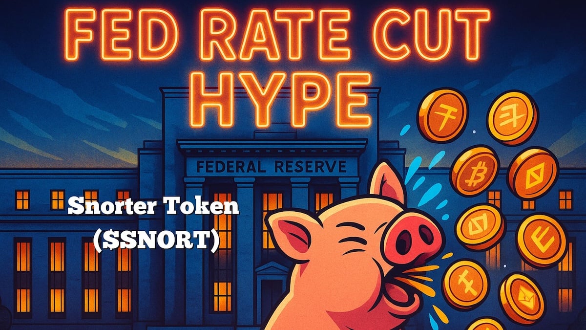 Fed Rate Cut Hype Is Peaking – Why Snorter Token Could Be the Meme Coin to Watch