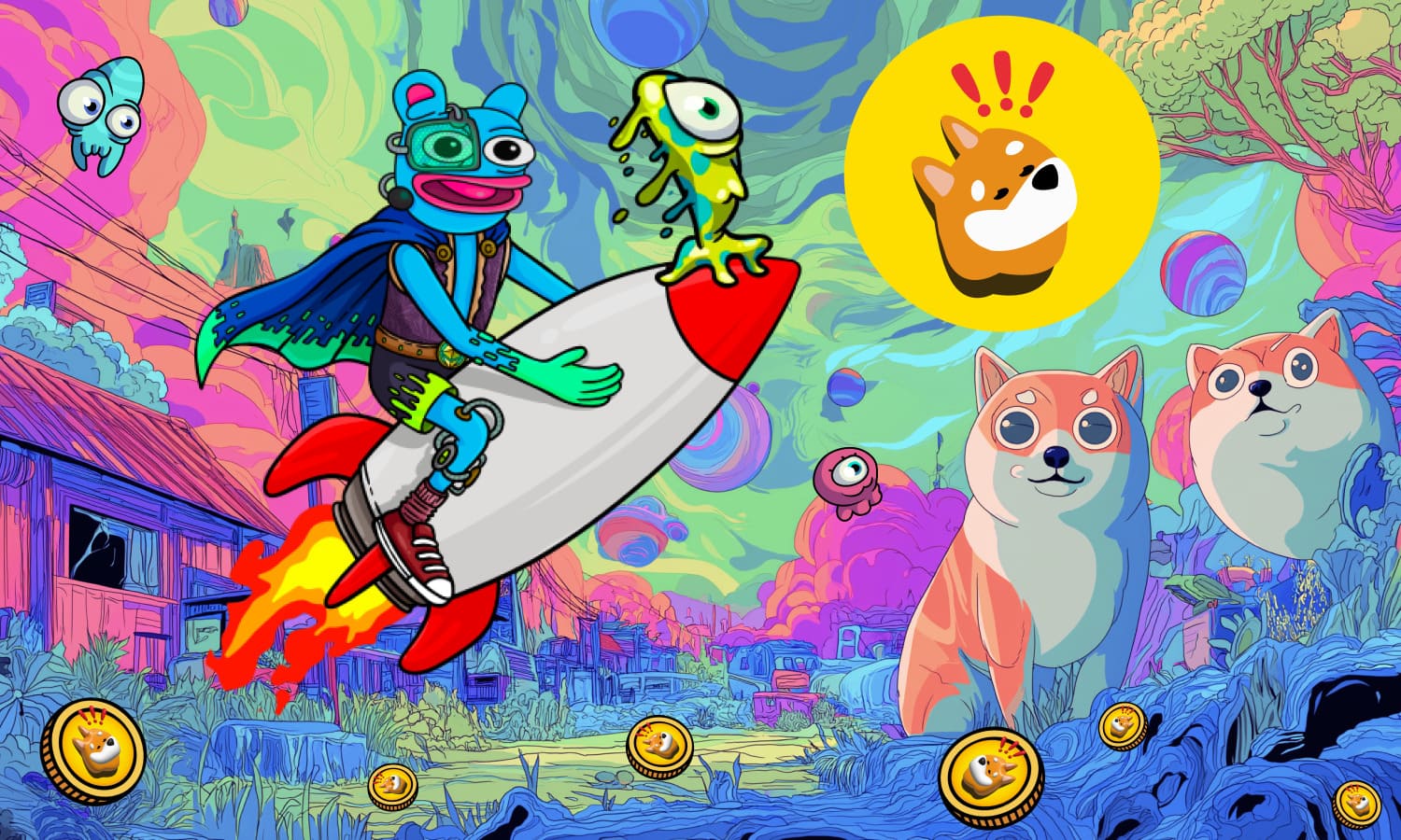 Dogecoin and Bonk Holders Rush Into Layer Brett for 12,000% Staking Rewards