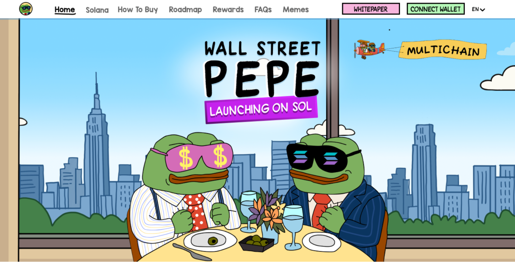 Wall Street Pepe Expands to Solana, Powering Next-Gen Meme Trading