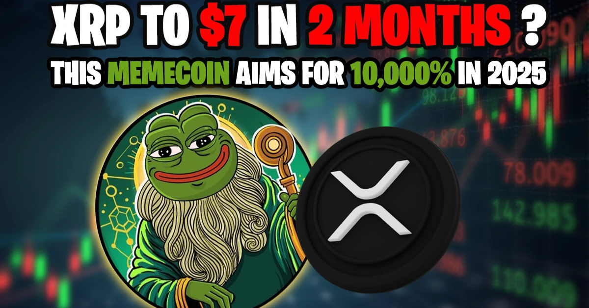 Pepe’s Co-Founder Launches Pepeto, Targets 10,000% in 2025 as Ripple (XRP) Eyes $7–$13